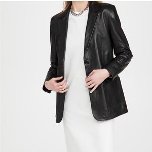 ksubi crossin black lambskin leather jacket